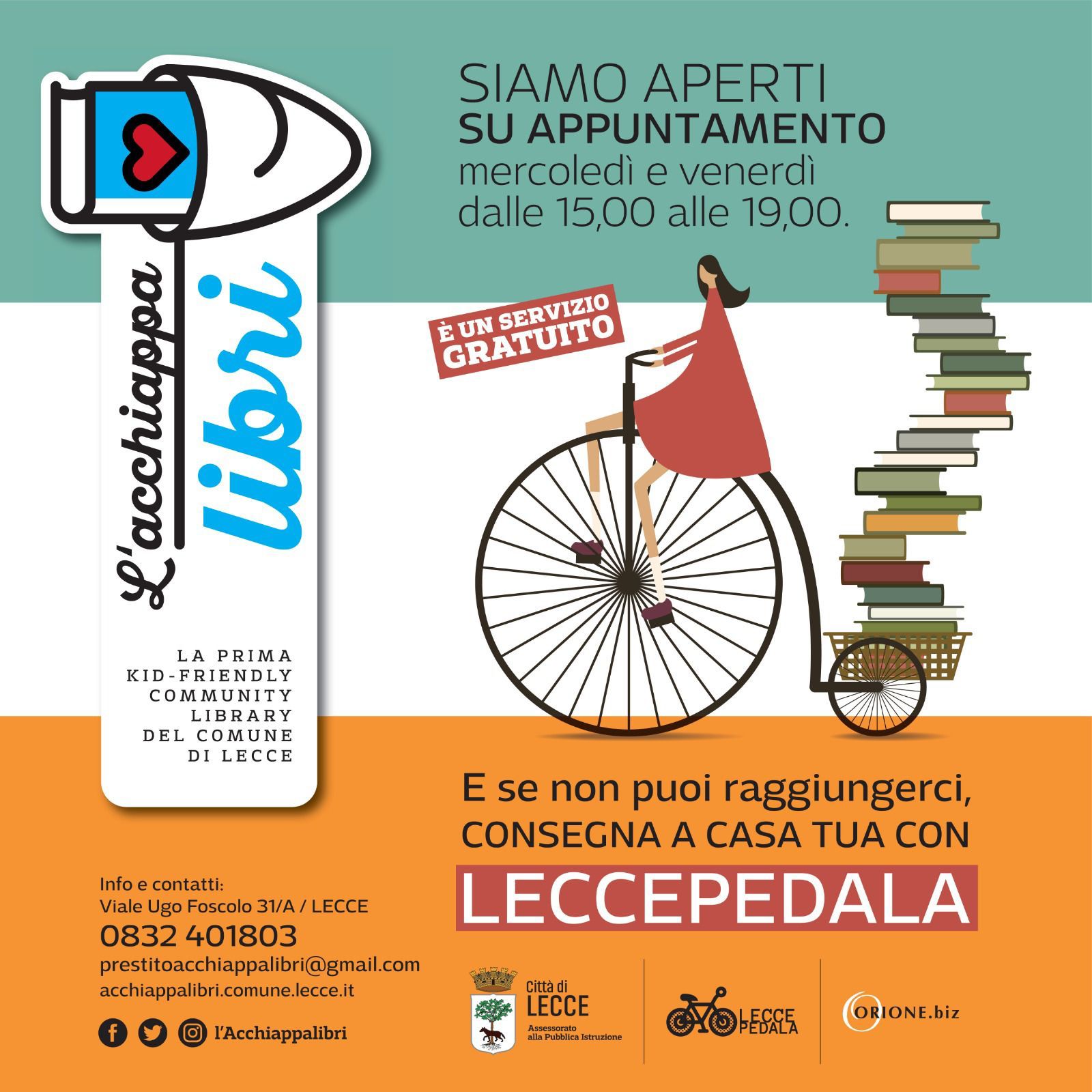 A Lecce arriva il prestito a domicilio