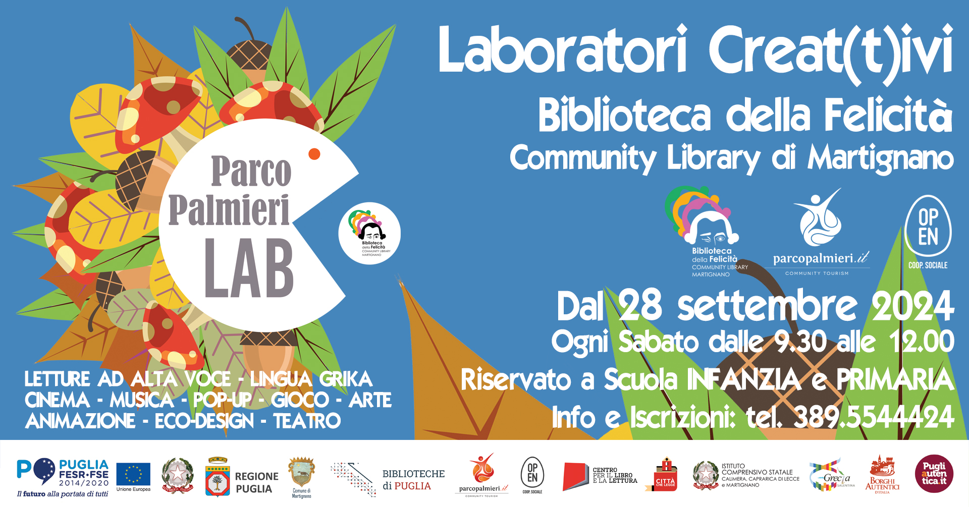 I LABORATORI CREAT(T)IVI di Parco Palmieri Lab