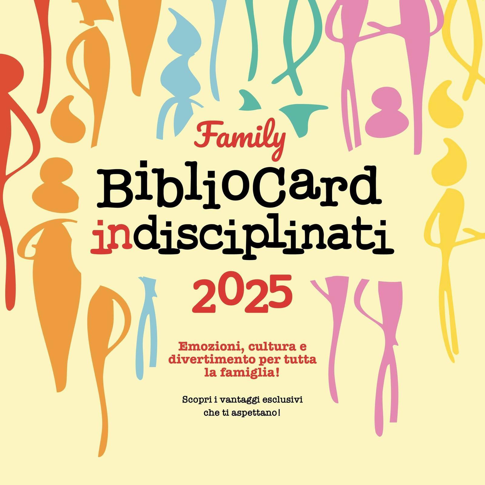 FAMILY BIBLIOCARD INDISCIPLINATI 2025
