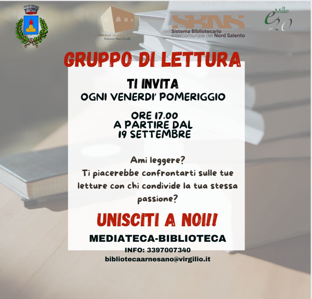 GRUPPO DI LETTURA