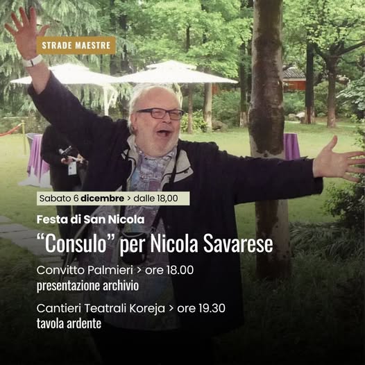 FESTA DI SAN NICOLA. “Consulo“ per NICOLA SAVARESE