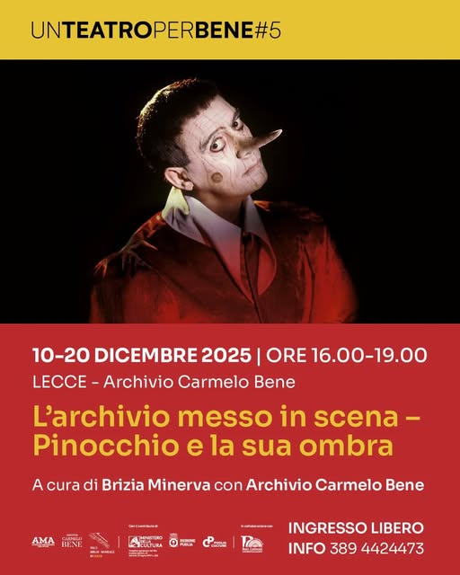 L&rsquo;ARCHIVIO MESSO IN SCENA &ndash; PINOCCHIO E LA SUA OMBRA