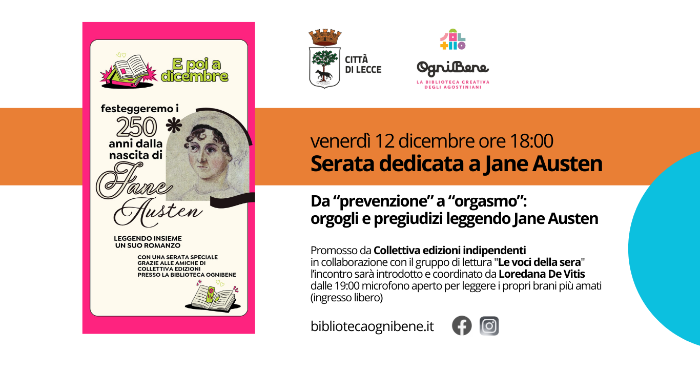 Serata dedicata a Jane Austen