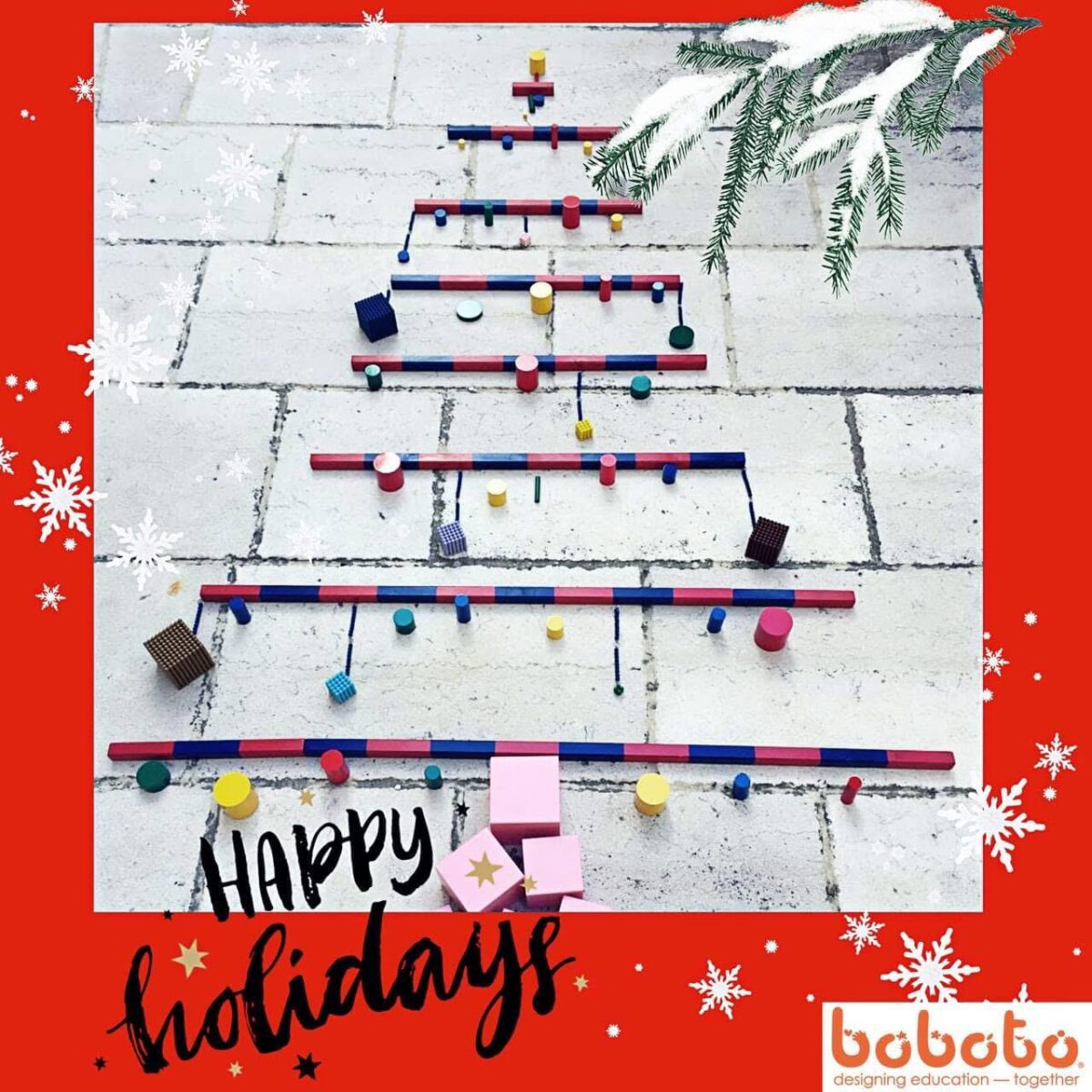 Alla scoperta degli alberi e dell’Abete di Natale – Il laboratorio Montessori