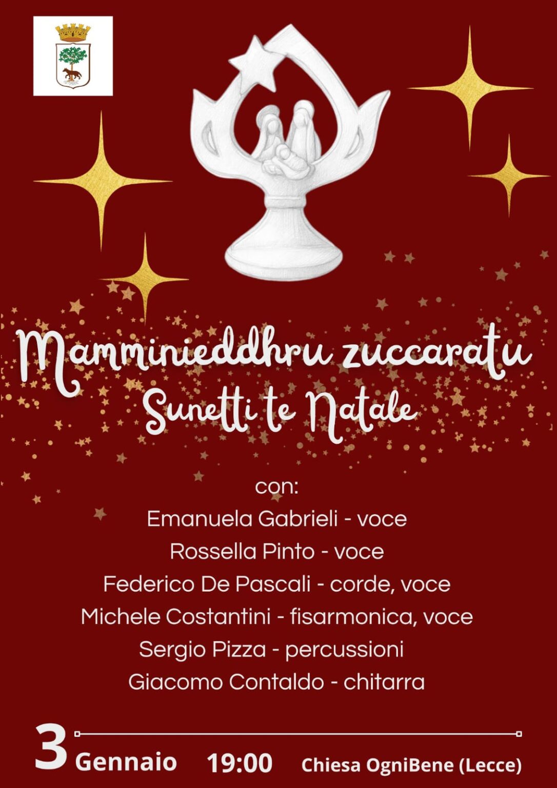 Spettacolo &ldquo;Mamminieddhu zuccaratu. Sunetti te Natale&rdquo;