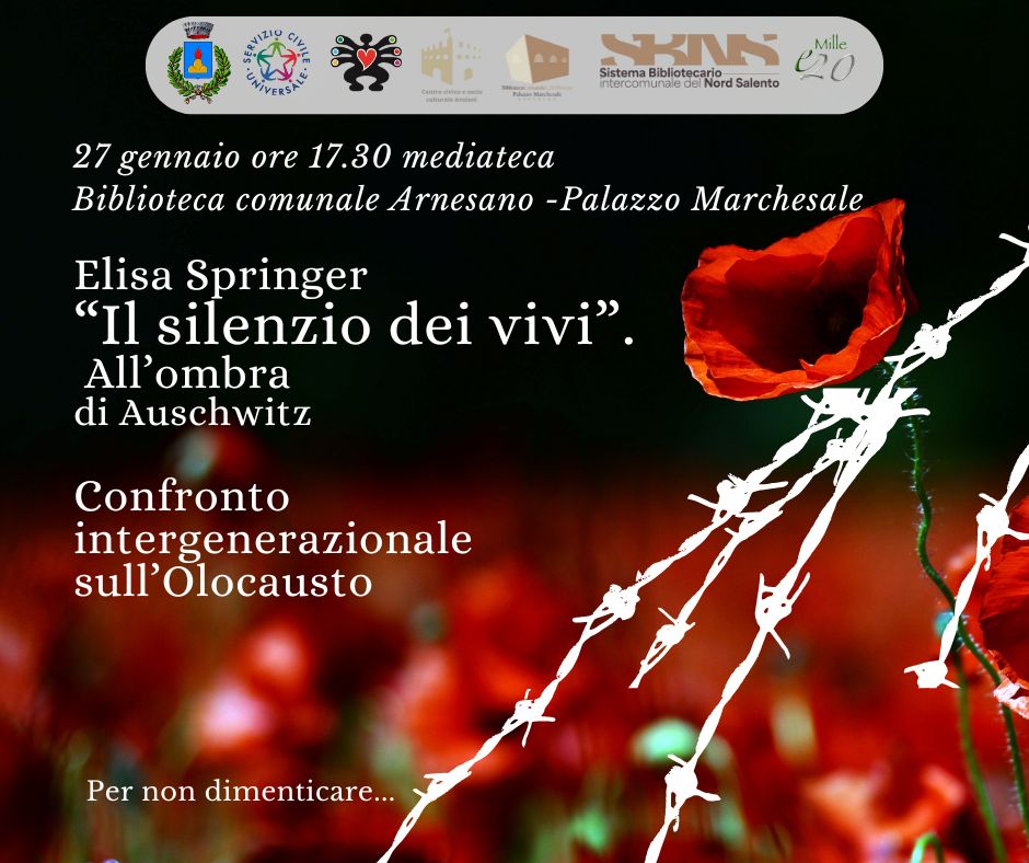 Confronto intergenerazionale dedicato alla memoria della Shoah