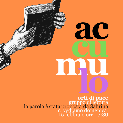 Orti di pace gruppo di lettura