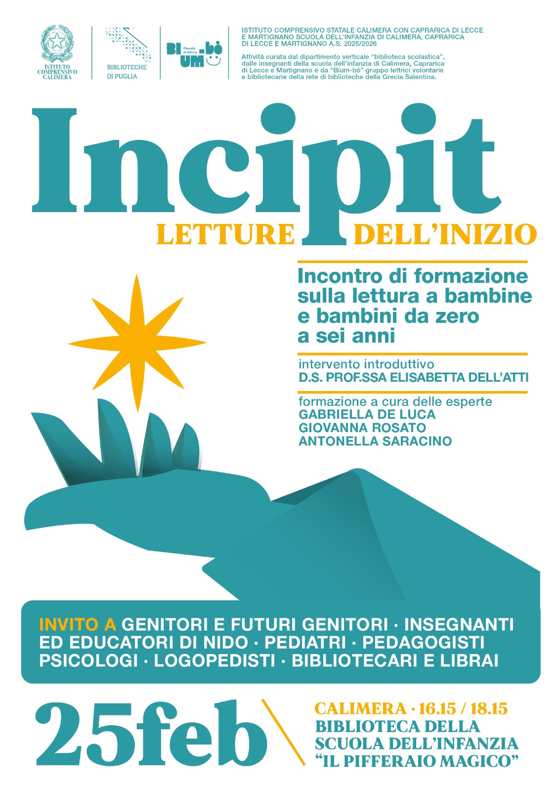 &ldquo;INCIPIT - Letture dell&rsquo;inizio&rdquo;