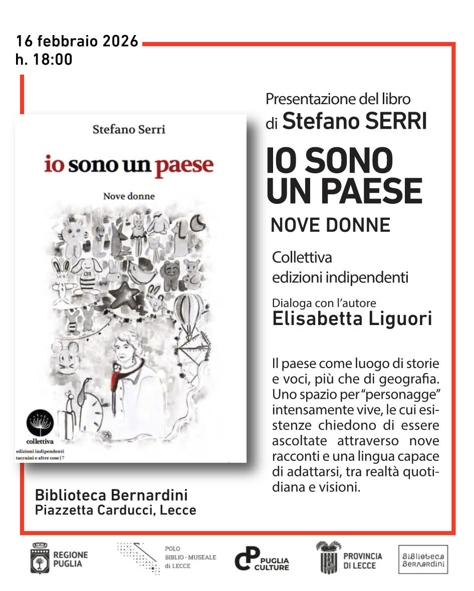 Presentazione del libro di Stefano Serri, &ldquo;Io sono un paese &ndash; Nove donne&rdquo;