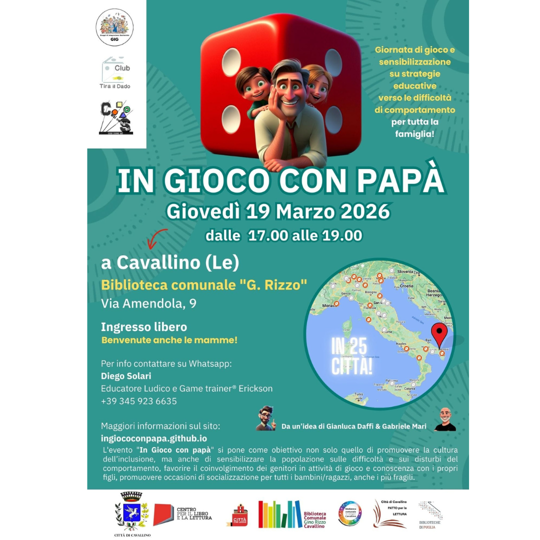 IN GIOCO CON PAP&Agrave;