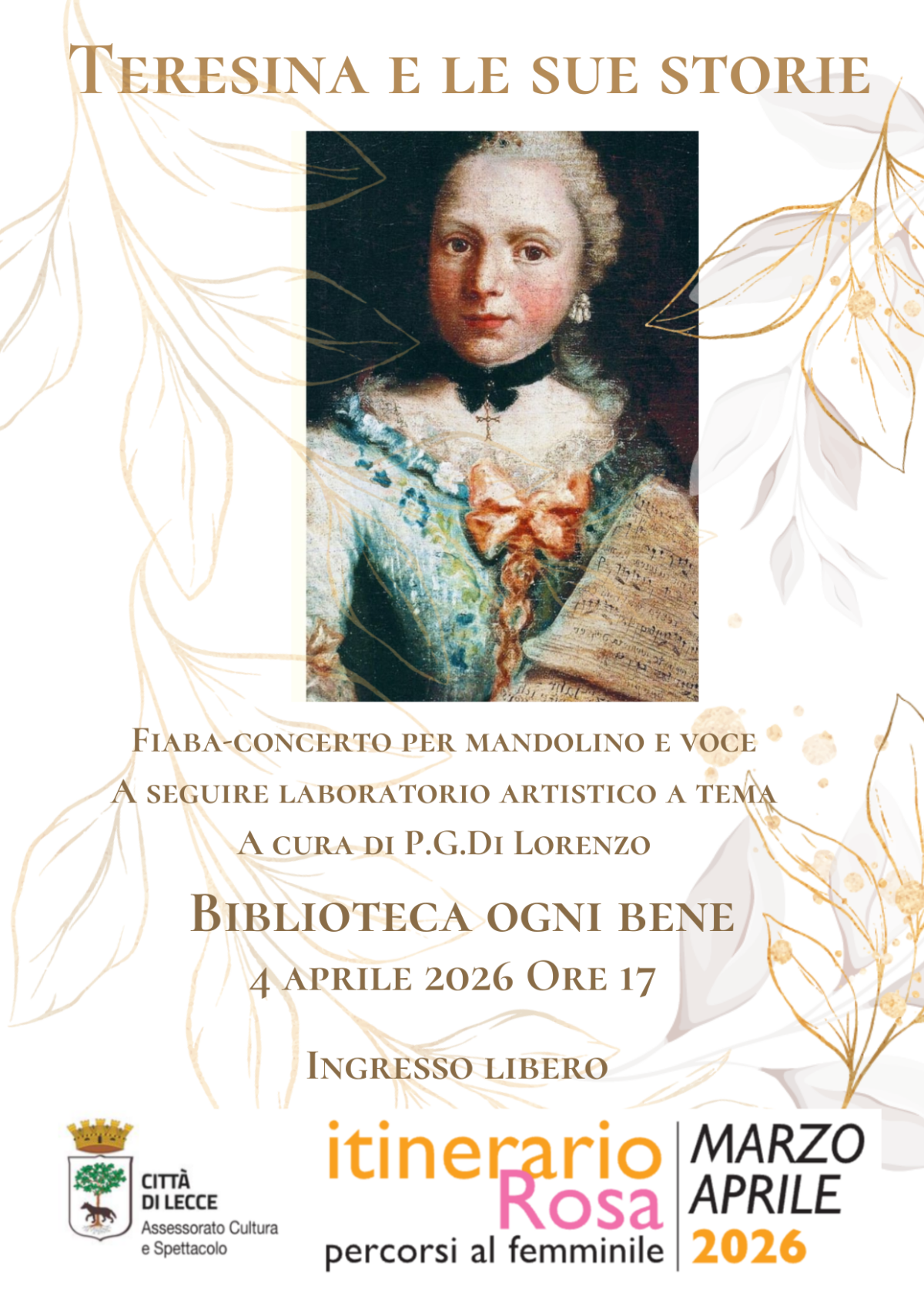 &ldquo;Teresina e le sue storie&rdquo;