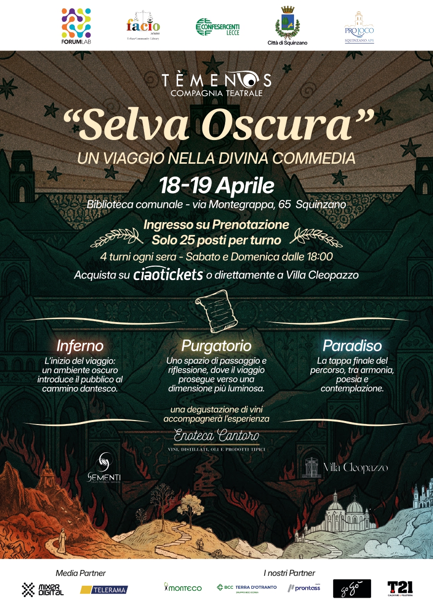 SELVA OSCURA &ndash; Un viaggio nella Divina Commedia