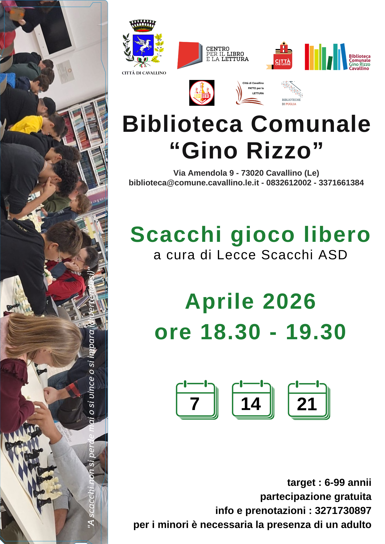 Scacchi gioco libero
