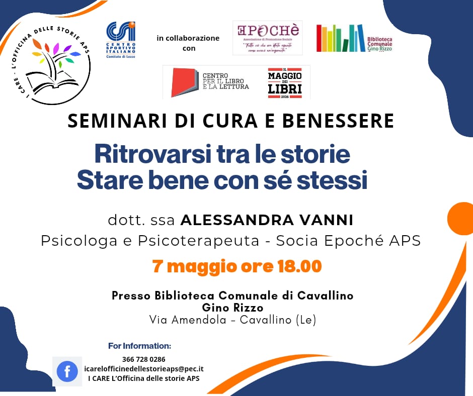 Il benessere emotivo e psicologico - Ritrovar-Si tra le storie