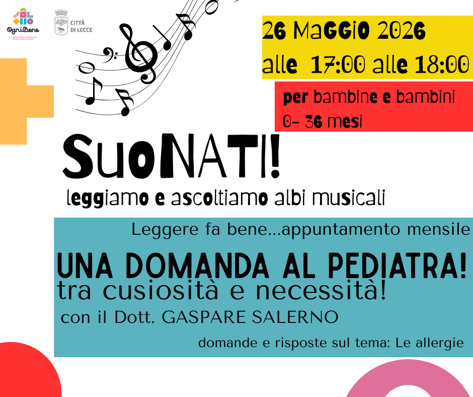 suoNATI! Leggere, ascoltare e fare musica