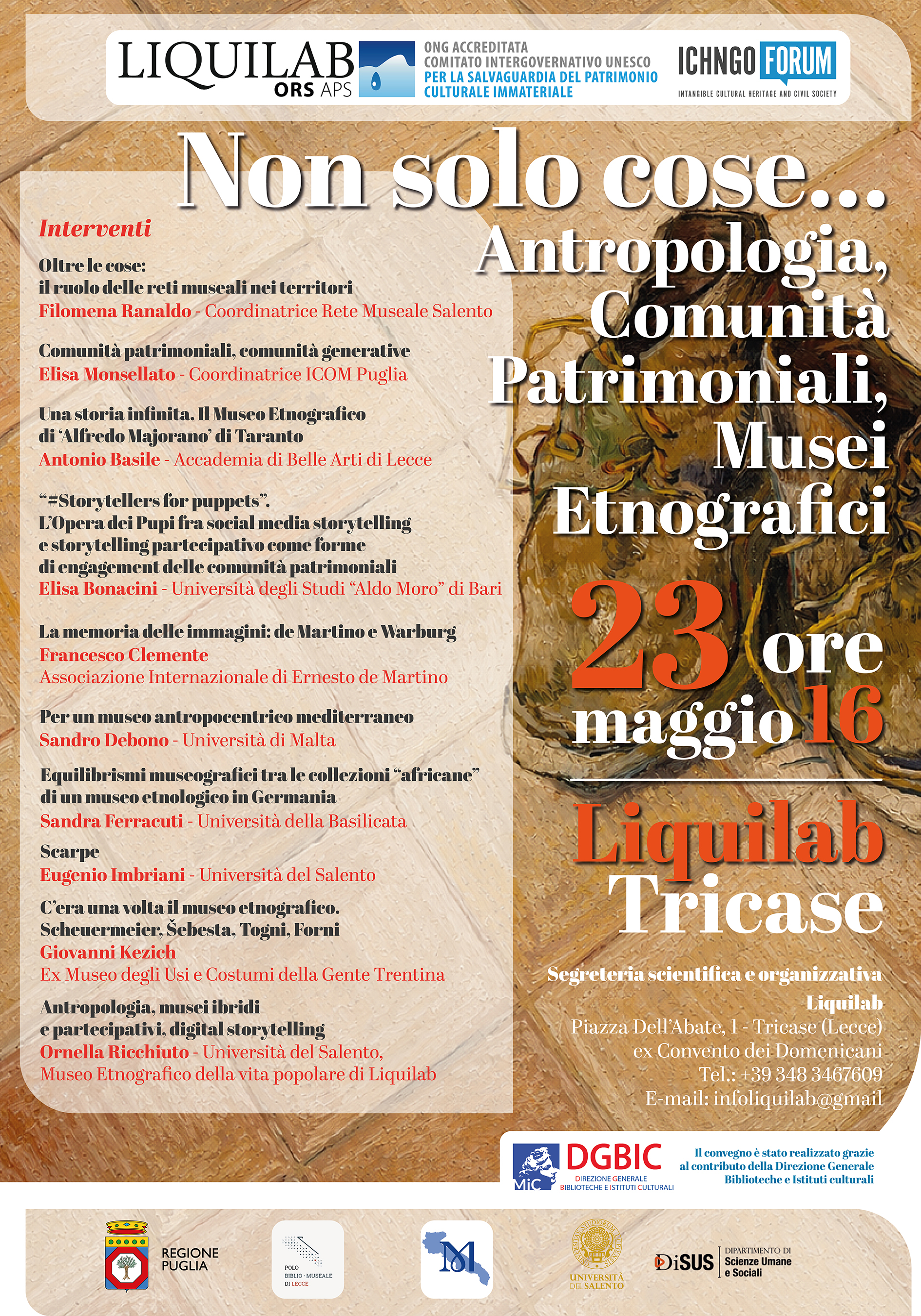 NON SOLO COSE&hellip; ANTROPOLOGIA, COMUNIT&Agrave; PATRIMONIALI, MUSEI ETNOGRAFICI