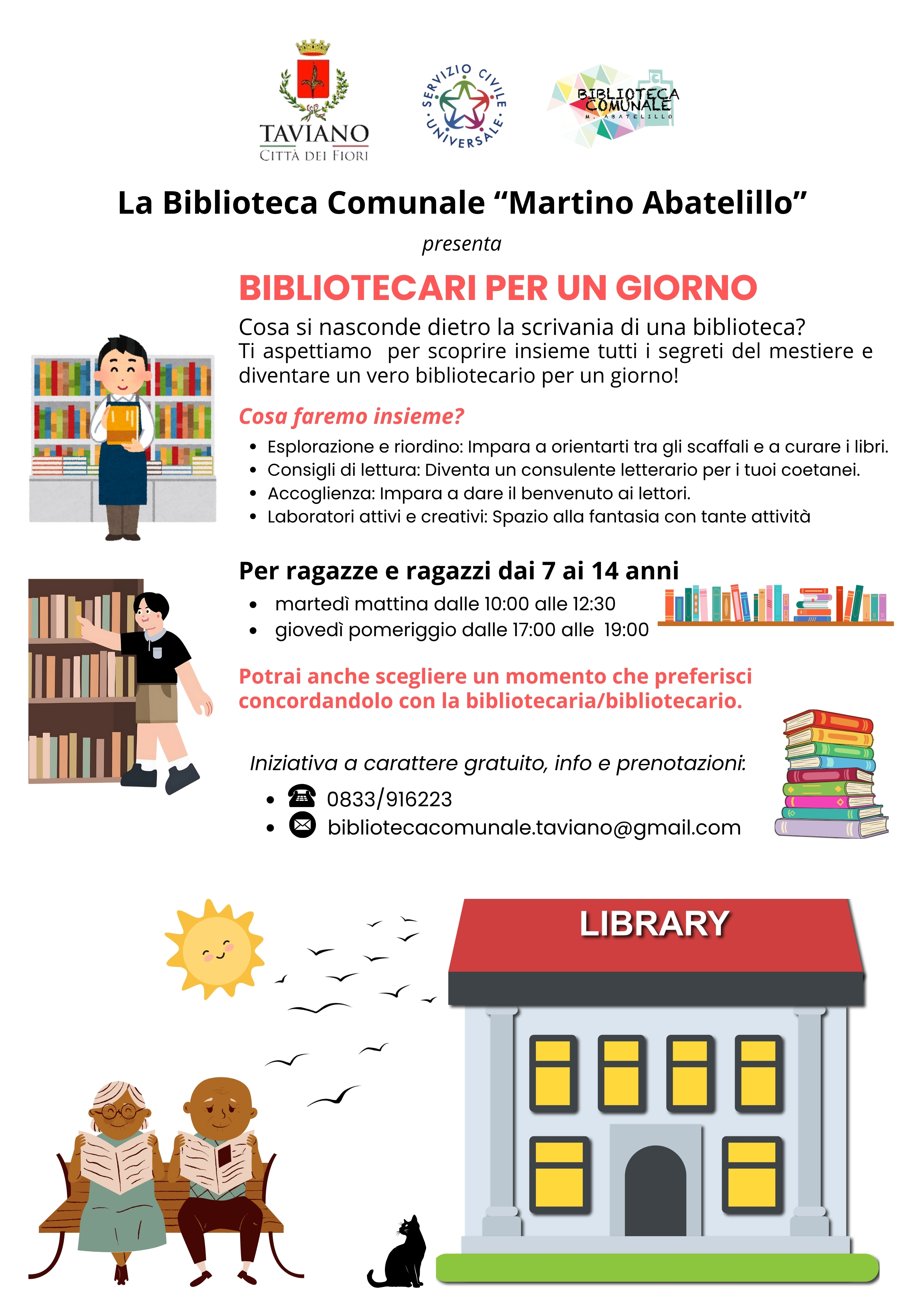 Bibliotecari per un giorno