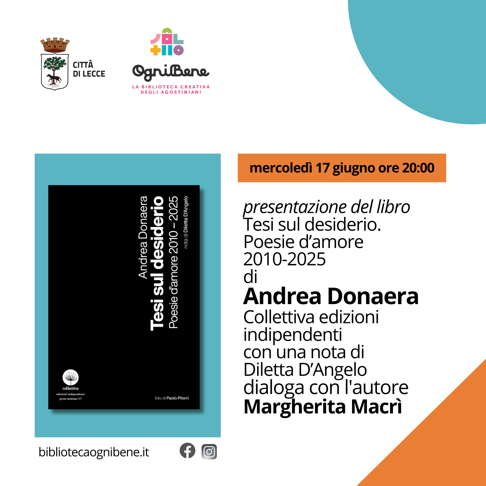 Presentazione del libro Tesi sul desiderio