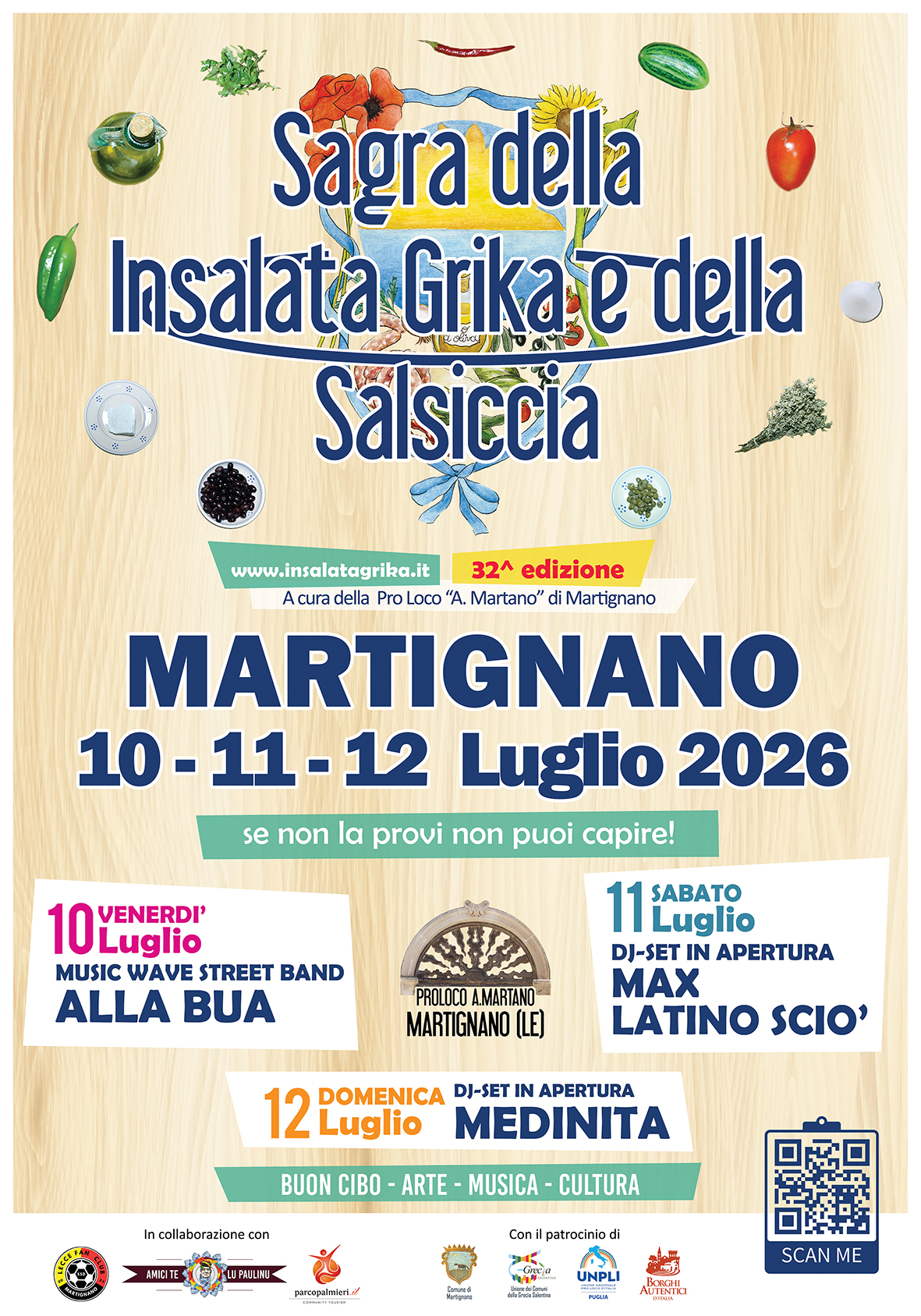 32^ EDIZIONE SAGRA DELL&rsquo;INSALATA GRIKA E DELLA SALSICCIA