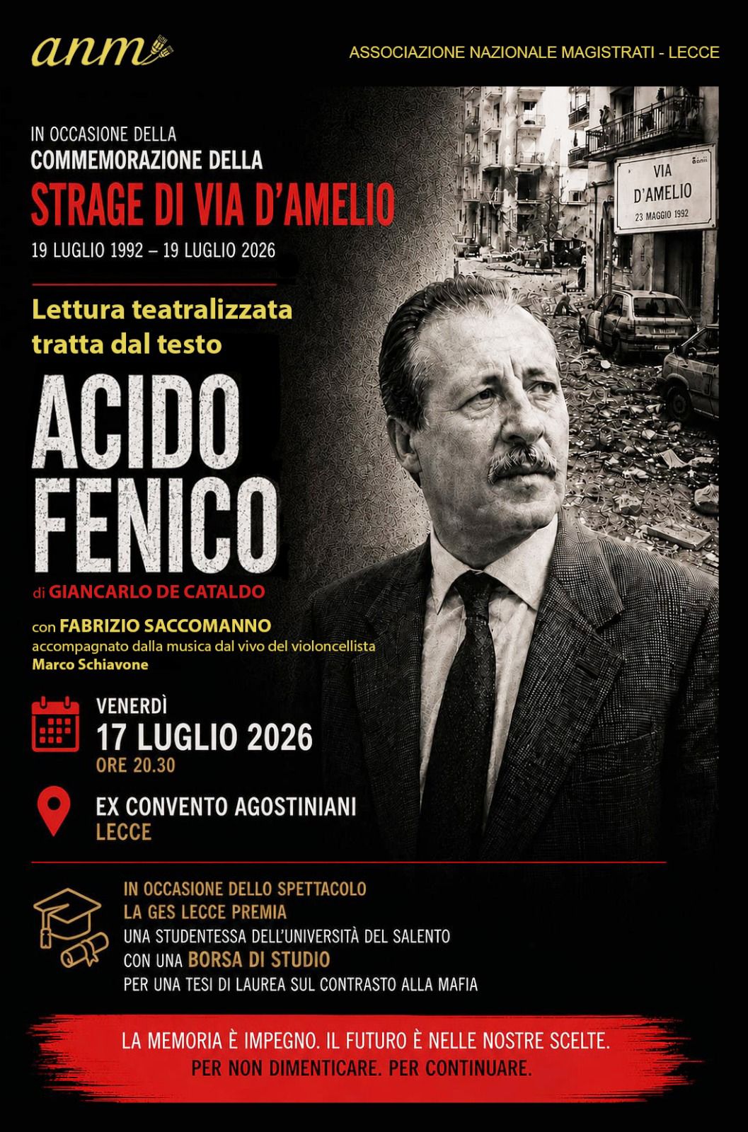 Spettacolo &ldquo;Acido fenico&rdquo;