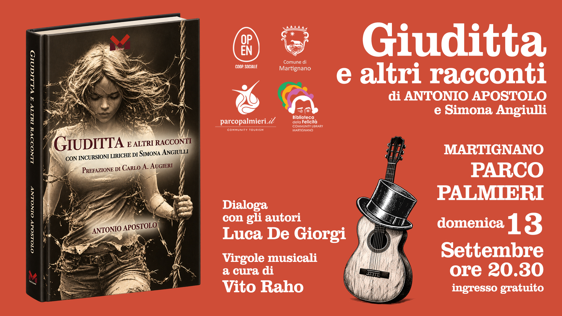 Presentazione del volume Giuditta e altri racconti di Antonio Apostolo