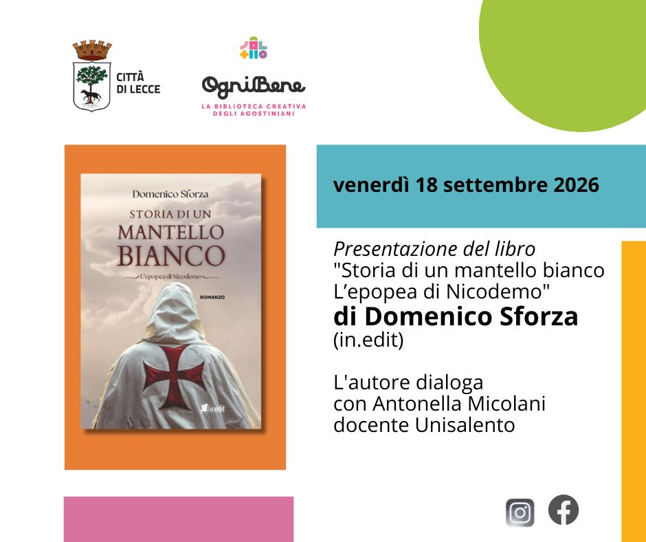 Presentazione del libro "Storia di un mantello bianco. L&rsquo;epopea di Nicodemo"