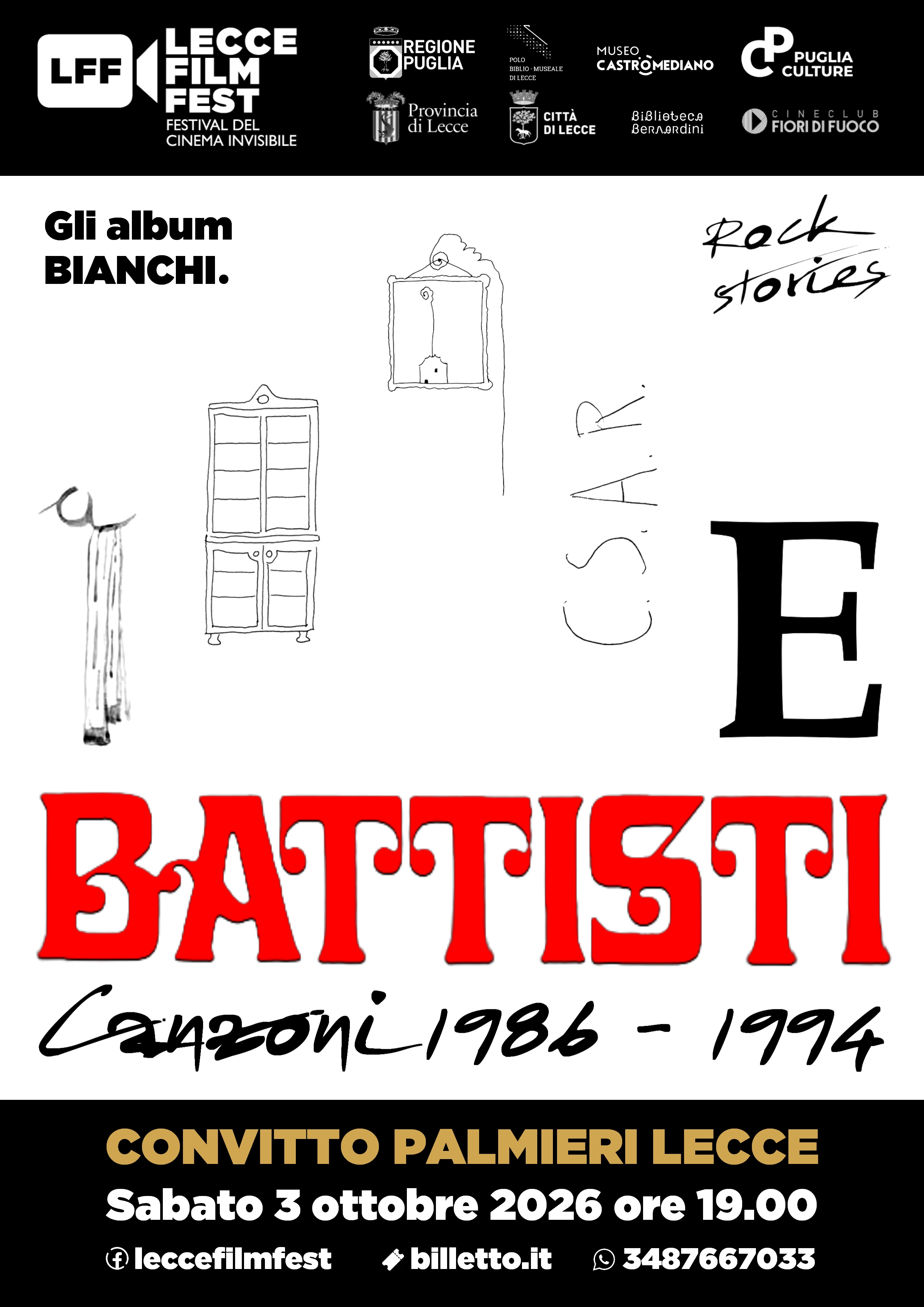 BATTISTI ROCK STORIES - GLI ALBUM BIANCHI