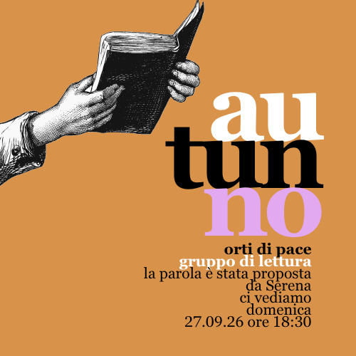 Orti di pace gruppo di lettura