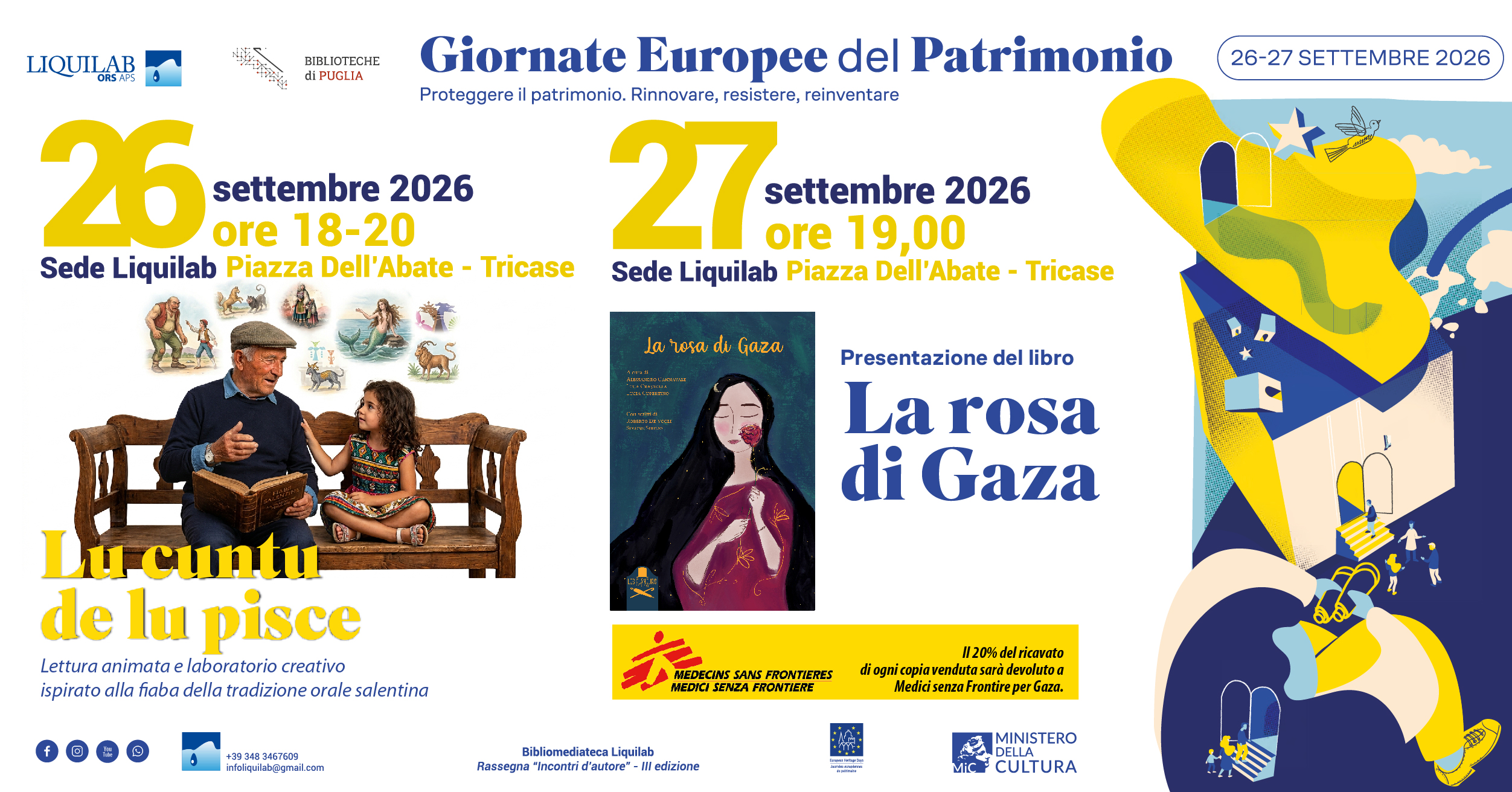 LIQUILAB E LE GIORNATE EUROPEE DEL PATRIMONIO