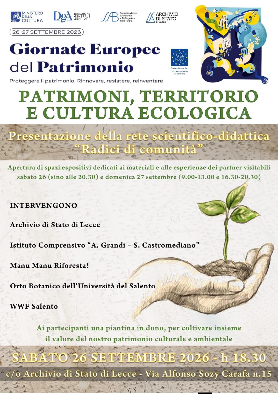 Patrimoni, territorio e cultura ecologica